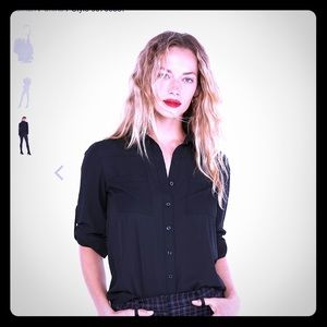 Express Black Portofino shirt (M)